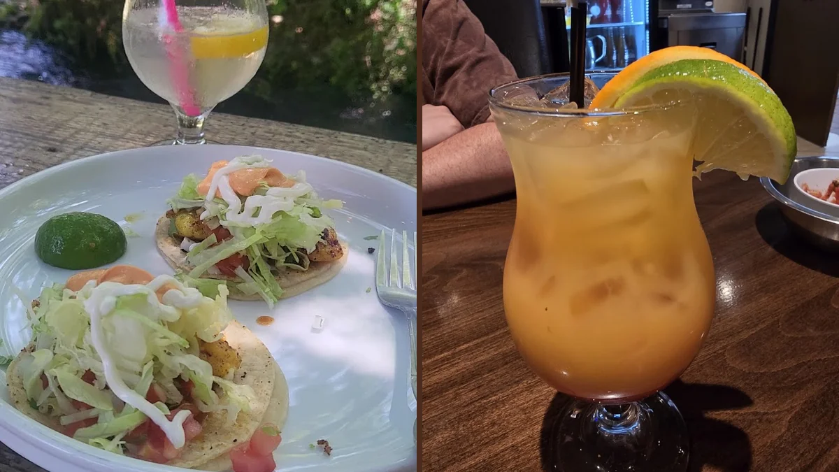 Fresh tacos and margaritas on a relaxed patio.